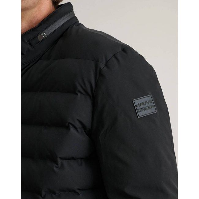 Product NAVY&GREEN JACKET WITH DETACHABLE HOOD base image