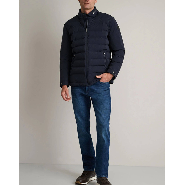 Product NAVY&GREEN JACKET WITH DETACHABLE HOOD base image