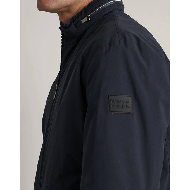 Product NAVY&GREEN JACKET WITH DETACHABLE HOOD base image