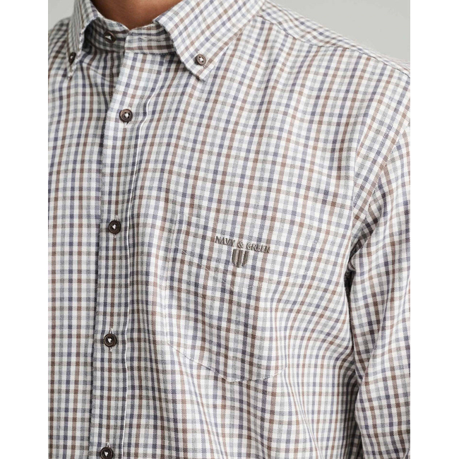 Product NAVY&GREEN SHIRT base image