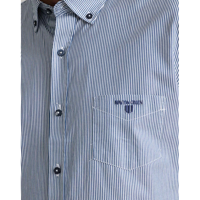 Product NAVY&GREEN ΠΟΥΚΑΜΙΣΟ COMFORT FIT base image