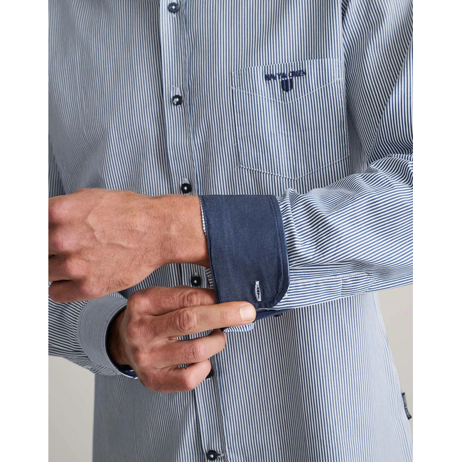 Product NAVY&GREEN ΠΟΥΚΑΜΙΣΟ COMFORT FIT base image