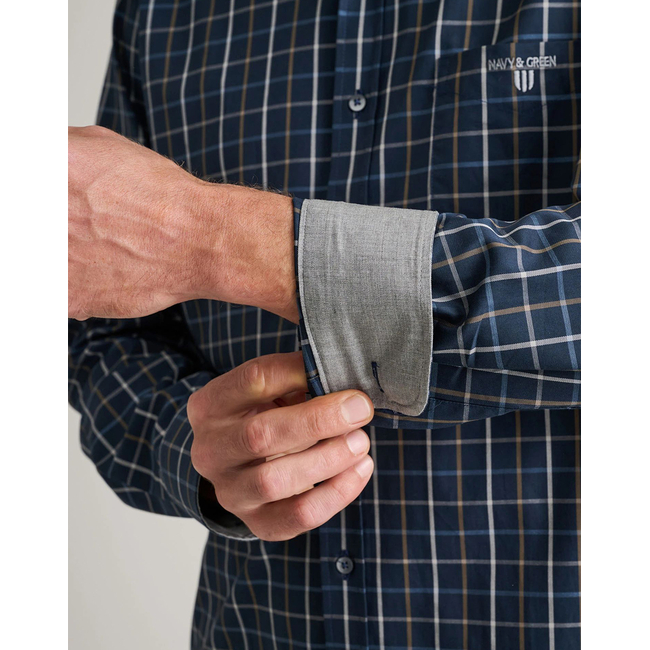 Product NAVY&GREEN ΠΟΥΚΑΜΙΣΟ COMFORT FIT base image