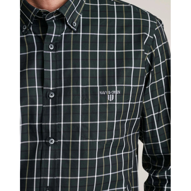 Product NAVY&GREEN ΠΟΥΚΑΜΙΣΟ COMFORT FIT base image