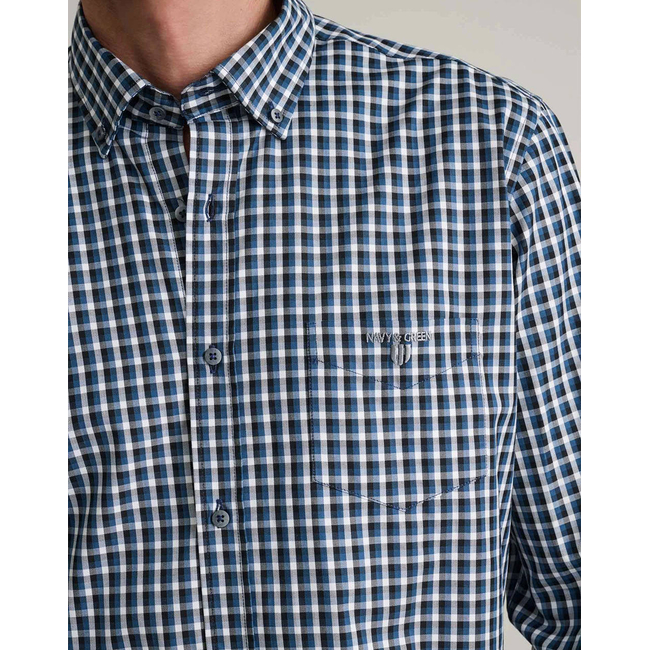 Product NAVY&GREEN ΠΟΥΚΑΜΙΣΟ COMFORT FIT base image