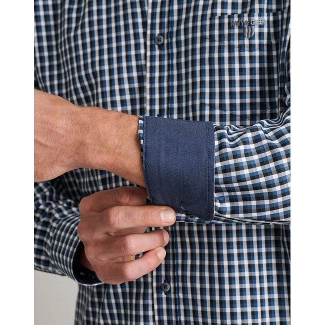 Product NAVY&GREEN ΠΟΥΚΑΜΙΣΟ COMFORT FIT base image