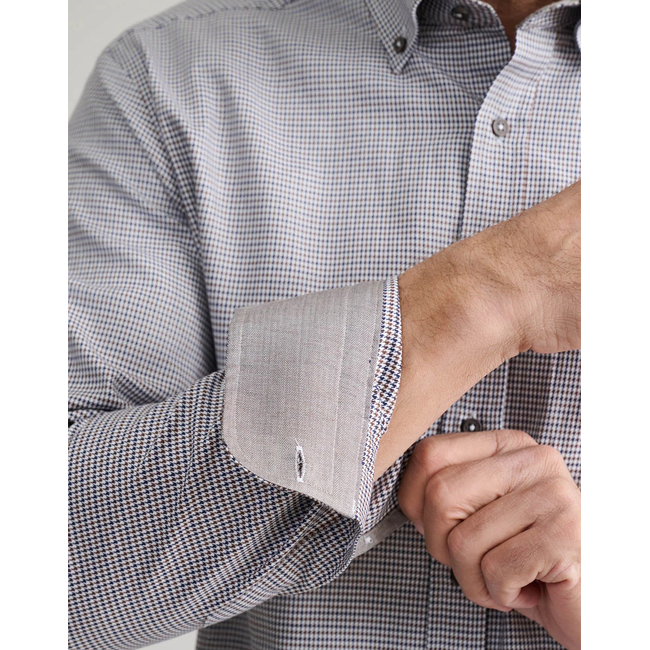 Product NAVY&GREEN SHIRT-COMFORT FIT base image