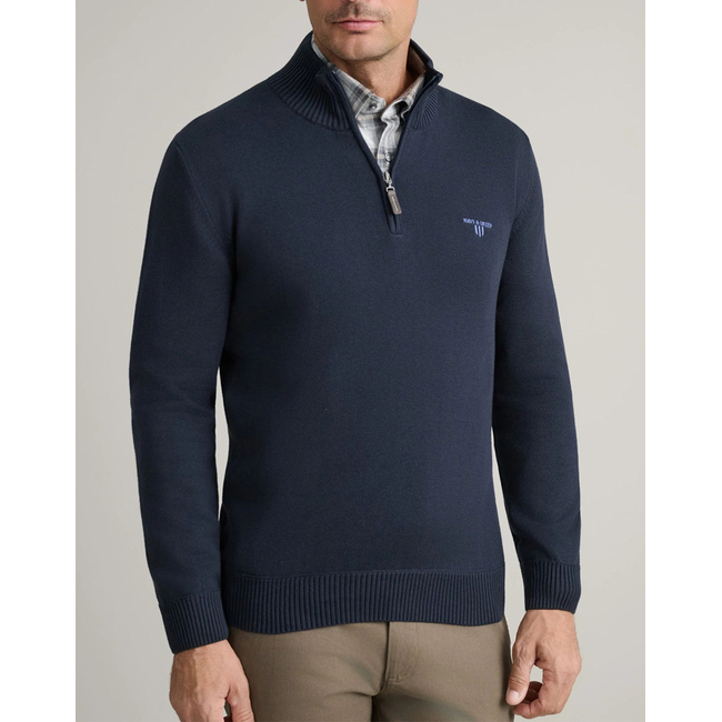 Product NAVY&GREEN ΠΛΕΚΤΟ ΒΑΜΒΑΚΕΡΟ ΛΟΥΠΕΤΟ ΜΕ ΦΕΡΜΟΥΑΡ base image