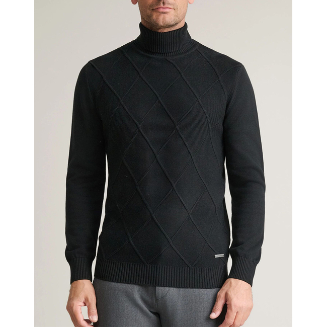 Product NAVY&GREEN KNIT-10GG COTTON base image