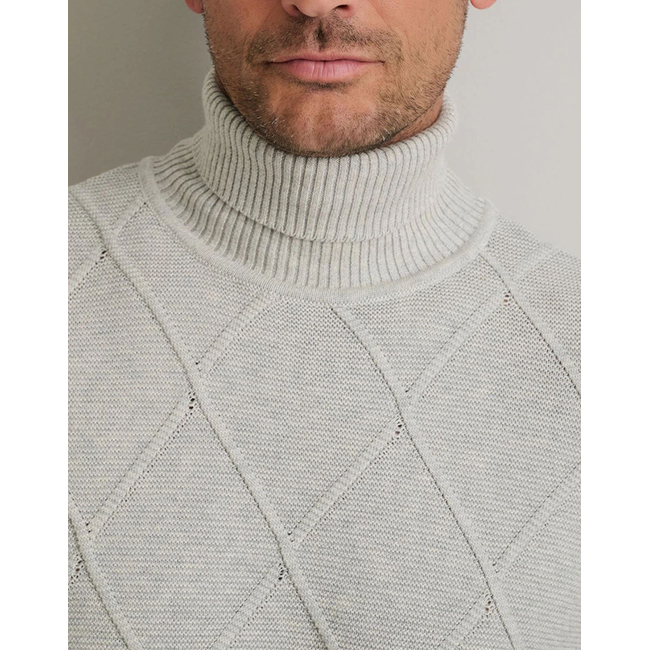 Product NAVY&GREEN KNIT-10GG COTTON base image