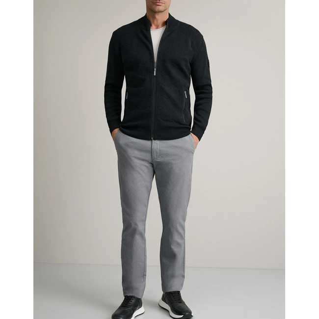 Product NAVY&GREEN ΖΑΚΕΤΑ ΠΛΕΚΤΗ-12GG COTTON base image