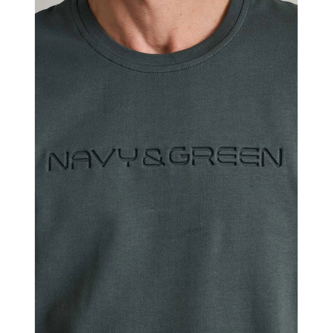 Product NAVY&GREEN ΜΠΛΟΥΖΑ ΛΑΙΜΟΚΟΨΗ M/M base image