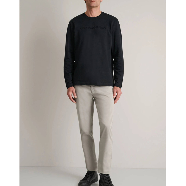 Product NAVY&GREEN ΜΠΛΟΥΖΑ ΛΑΙΜΟΚΟΨΗ M/M base image
