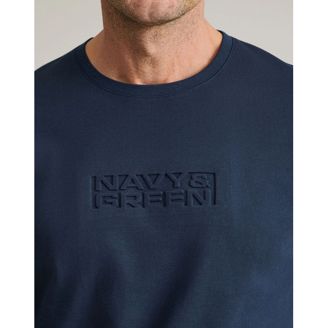 Product NAVY&GREEN ΜΠΛΟΥΖΑ ΛΑΙΜΟΚΟΨΗ M/M base image