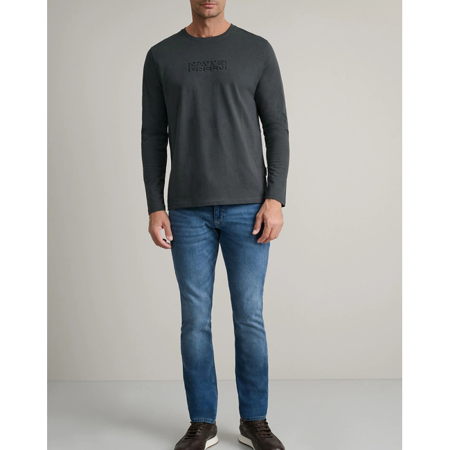 Product NAVY&GREEN ΜΠΛΟΥΖΑ ΛΑΙΜΟΚΟΨΗ M/M base image