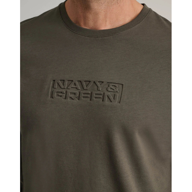 Product NAVY&GREEN ΜΠΛΟΥΖΑ ΛΑΙΜΟΚΟΨΗ M/M base image