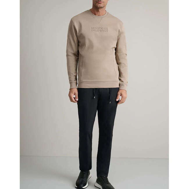 Product NAVY&GREEN ΜΠΛΟΥΖΑ ΦΟΥΤΕΡ ΛΑΙΜΟΚΟΨΗ base image