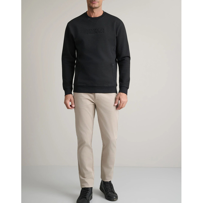 Product NAVY&GREEN CREWNECK SWEATSHIRT base image