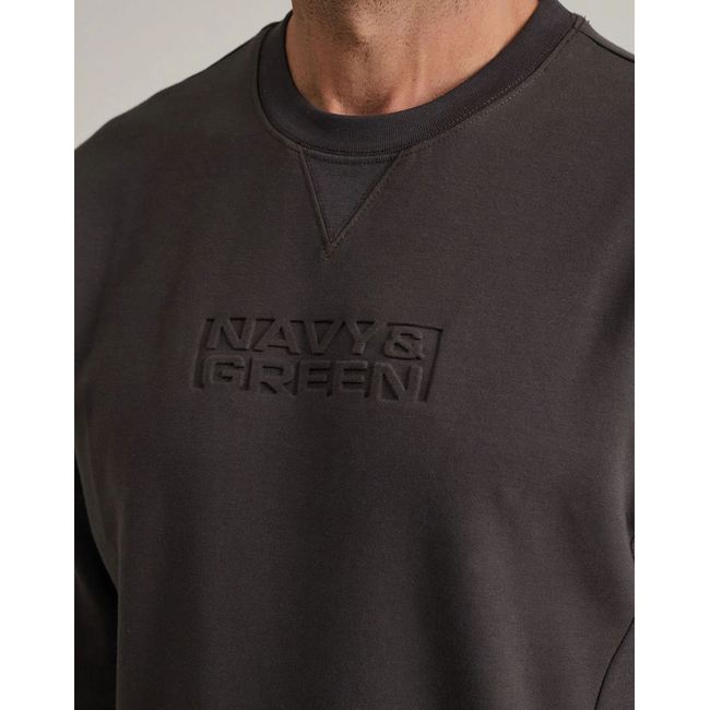 Product NAVY&GREEN ΜΠΛΟΥΖΑ ΦΟΥΤΕΡ ΛΑΙΜΟΚΟΨΗ base image