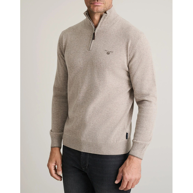 Product NAVY&GREEN KNITWEAR ZIPPER base image