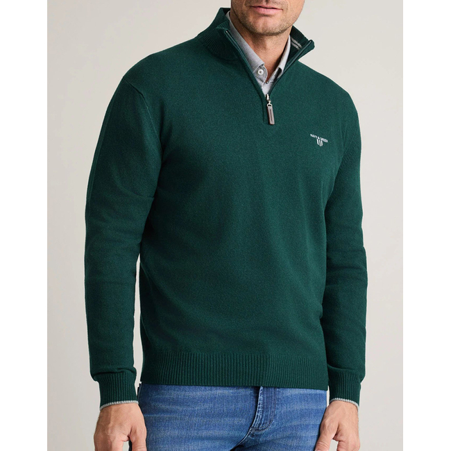 Product NAVY&GREEN KNITWEAR ZIPPER base image