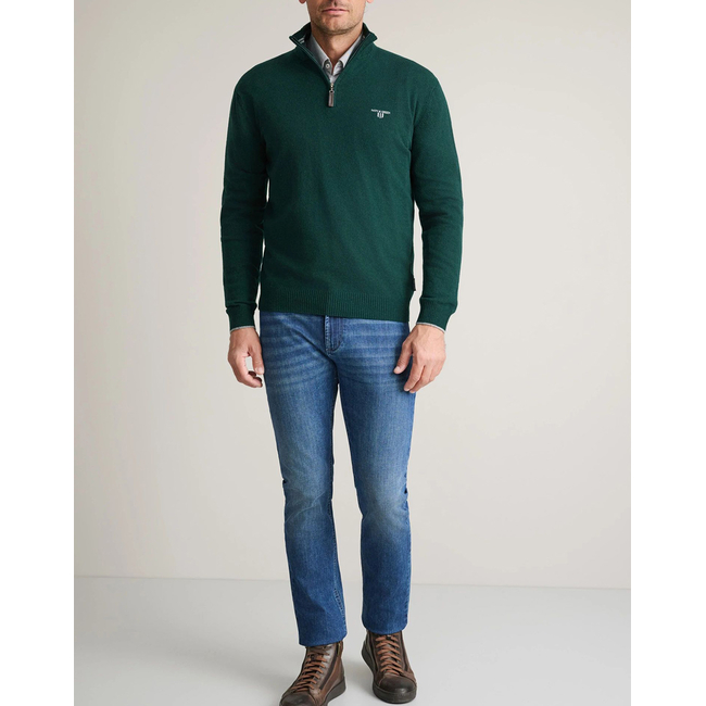 Product NAVY&GREEN KNITWEAR ZIPPER base image