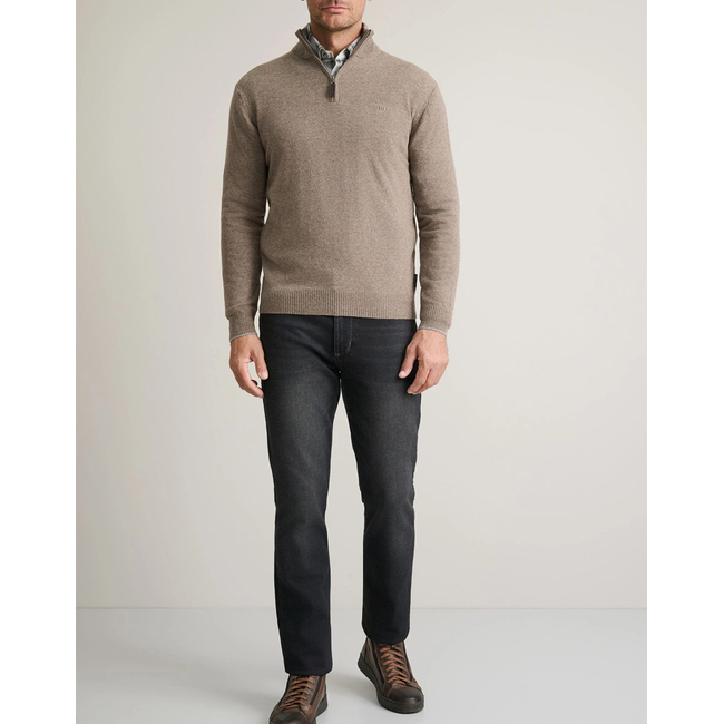 Product NAVY&GREEN KNITWEAR ZIPPER base image