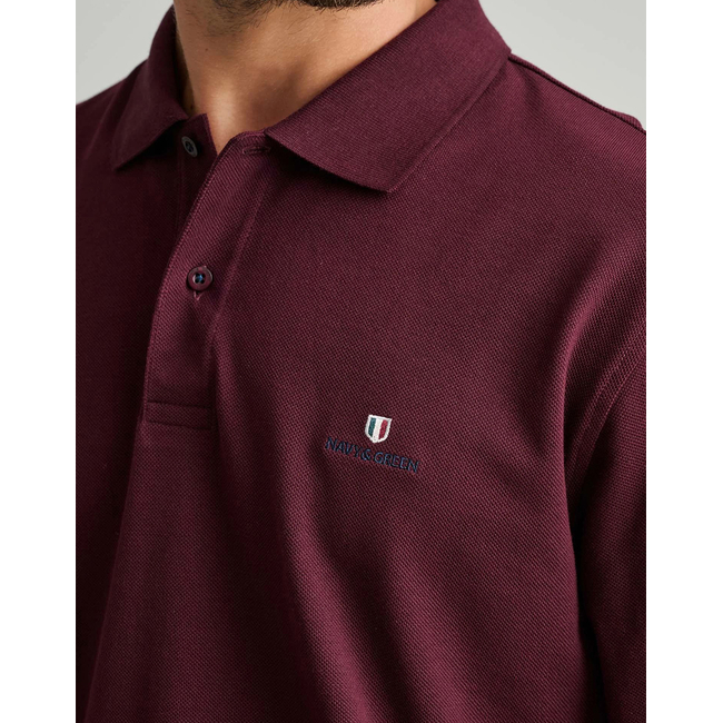 Product NAVY&GREEN POLO SHIRT \ base image