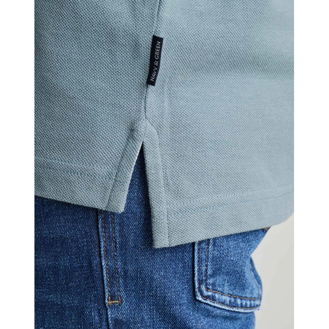 Product NAVY&GREEN POLO SHIRT \ base image