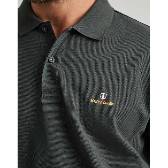 Product NAVY&GREEN POLO SHIRT base image