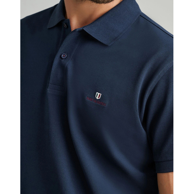 Product NAVY&GREEN POLO SHIRT base image