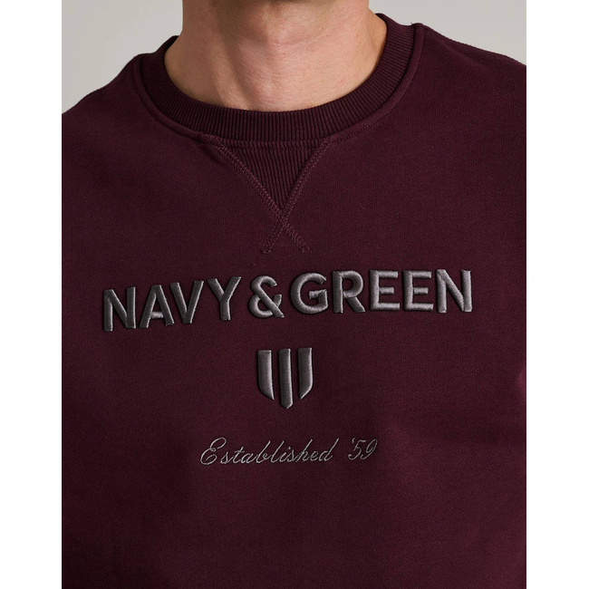 Product NAVY&GREEN ΜΠΛΟΥΖΑ ΦΟΥΤΕΡ ΛΑΙΜΟΚΟΨΗ M/M base image