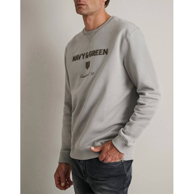 Product NAVY&GREEN ΜΠΛΟΥΖΑ ΦΟΥΤΕΡ ΛΑΙΜΟΚΟΨΗ M/M base image