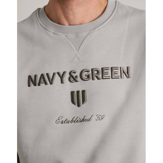 Product NAVY&GREEN ΜΠΛΟΥΖΑ ΦΟΥΤΕΡ ΛΑΙΜΟΚΟΨΗ M/M base image