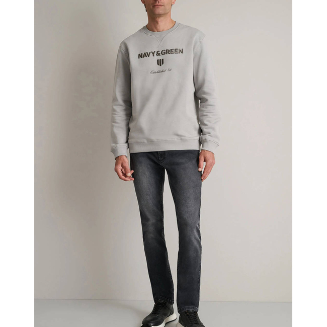 Product NAVY&GREEN ΜΠΛΟΥΖΑ ΦΟΥΤΕΡ ΛΑΙΜΟΚΟΨΗ M/M base image