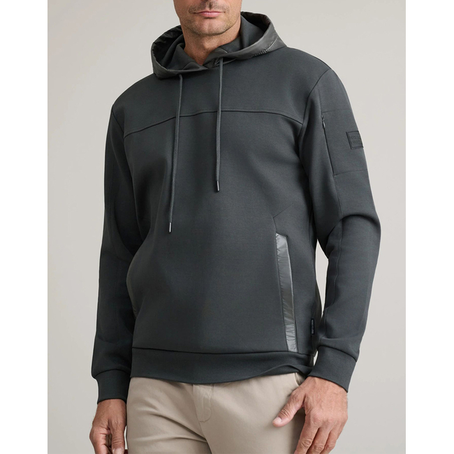 Product NAVY&GREEN ΜΠΛΟΥΖΑ ΦΟΥΤΕΡ ΜΕ ΚΟΥΚΟΥΛΑ base image