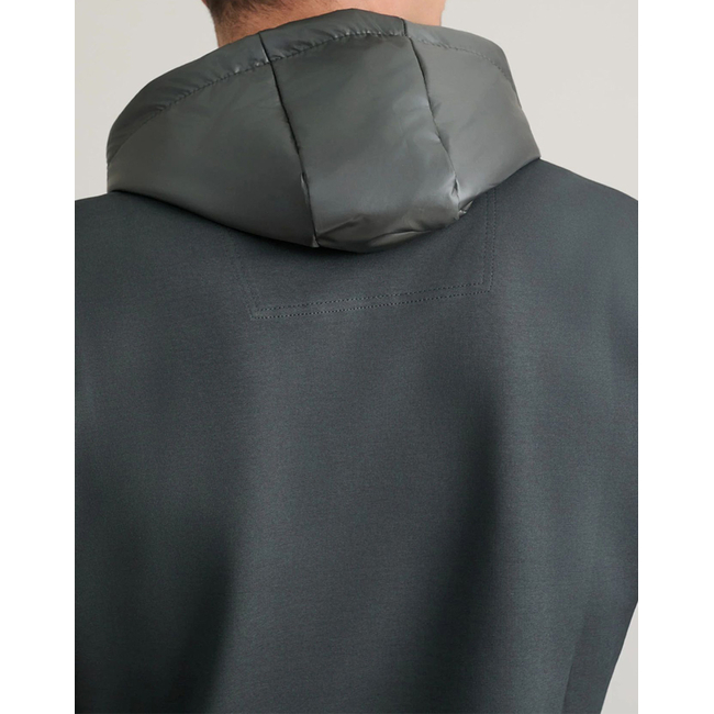 Product NAVY&GREEN ΜΠΛΟΥΖΑ ΦΟΥΤΕΡ ΜΕ ΚΟΥΚΟΥΛΑ base image