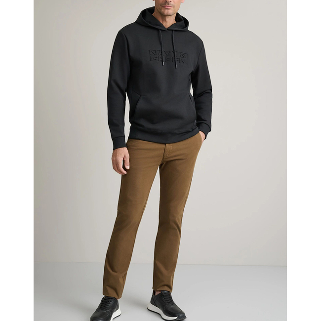 Product NAVY&GREEN HOODED SWEATSHIRT base image