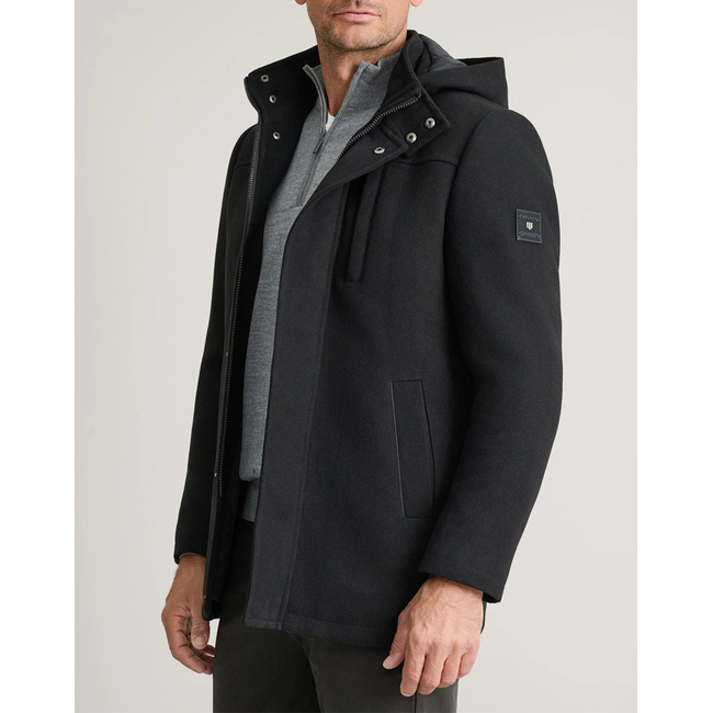 Product NAVY&GREEN ΗΜΙΠΑΛΤΟ ΜΕ ΚΟΥΚΟΥΛΑ base image