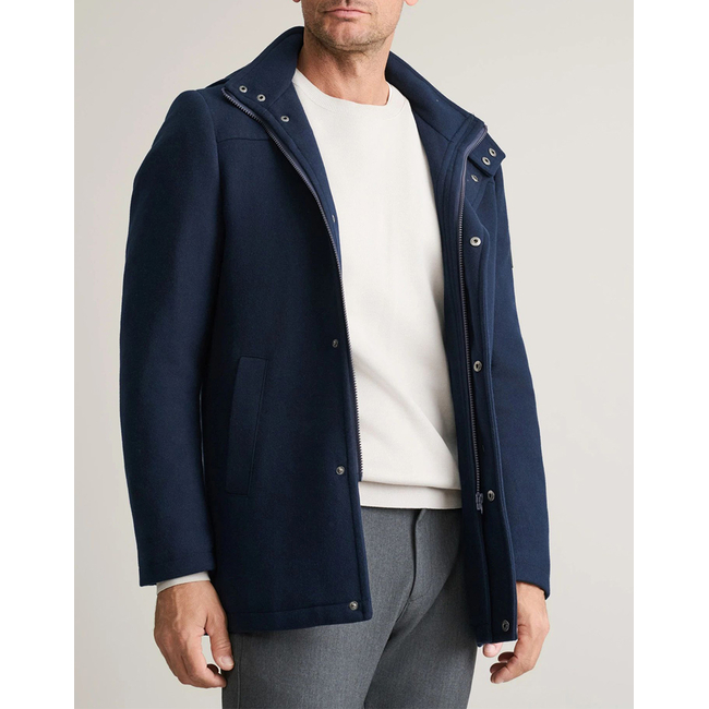 Product NAVY&GREEN ΗΜΙΠΑΛΤΟ ΜΕ ΚΟΥΚΟΥΛΑ base image