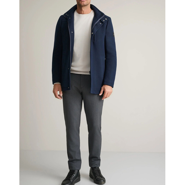 Product NAVY&GREEN ΗΜΙΠΑΛΤΟ ΜΕ ΚΟΥΚΟΥΛΑ base image