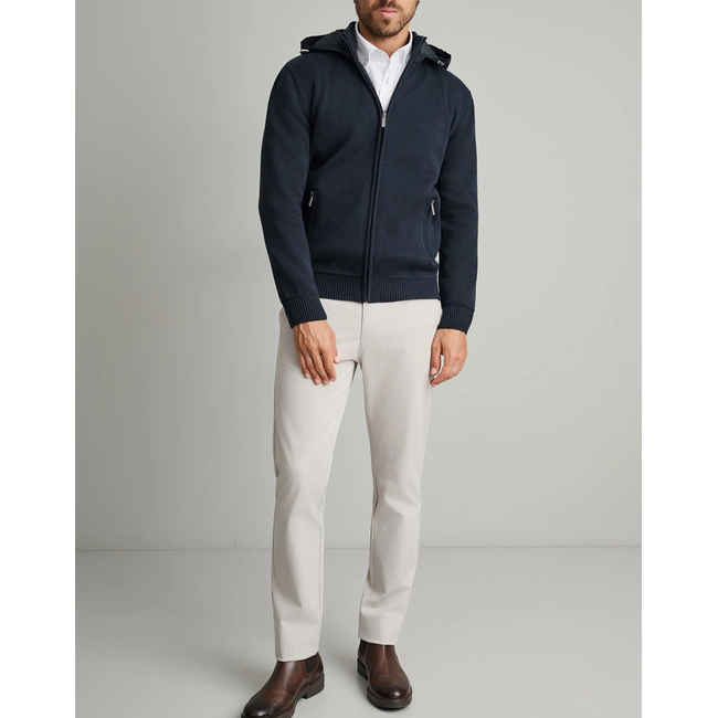 Product NAVY&GREEN KNITTED CARDIGAN base image