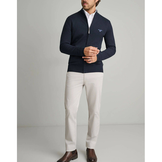 Product NAVY&GREEN KNITTED CARDIGAN base image
