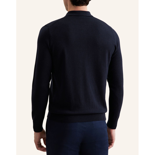 Product SEIDENSTICKER MERINO POLO PULLOVER base image