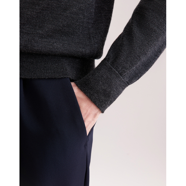 Product SEIDENSTICKER MERINO POLO PULLOVER base image