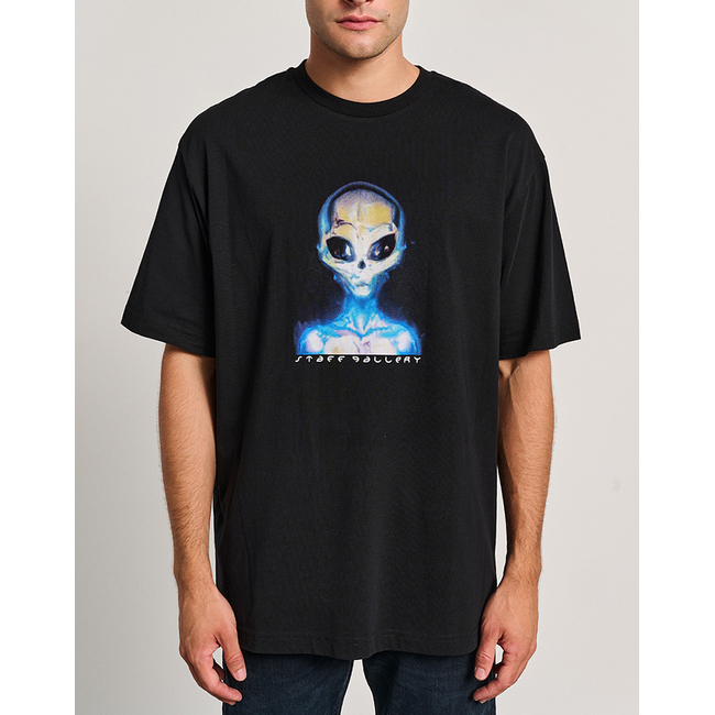 Product STAFF Alien Man T-Shirt base image
