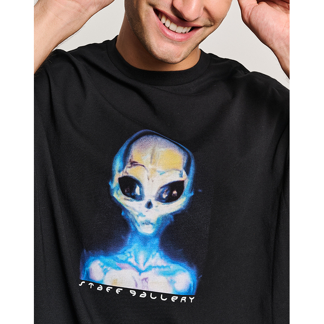 Product STAFF Alien Man T-Shirt base image