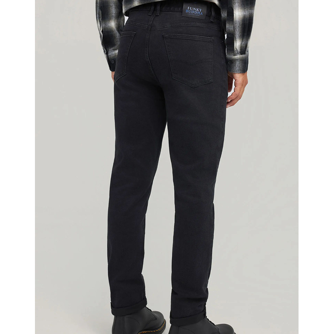 Product FUNKY BUDDHA Men's Tapered Fit Jeans base image