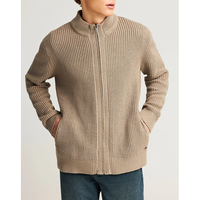 Product FUNKY BUDDHA Ανδρική Πλεκτή Ζακέτα base image