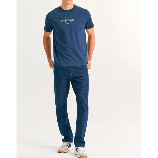 Product FUNKY BUDDHA Ανδρική Μπλούζα Με Κοντό Μανίκι Και Τύπωμα base image